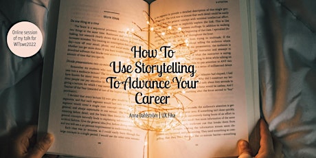 How To Use Storytelling To Advance Your Career primary image