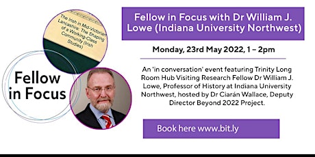 TLRH | Fellow in Focus with Dr William J. Lowe (Indiana University) tickets