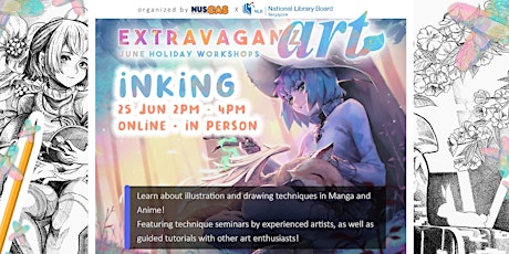 Manga Inking Workshop (Digital)| Extravaganza Tickets