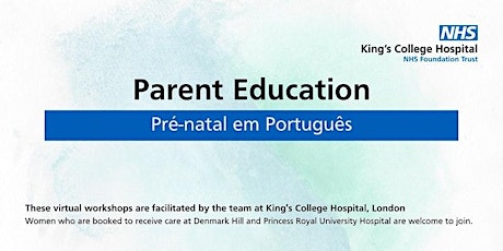 Preparação para o parto por Zoom – Em Português ingressos