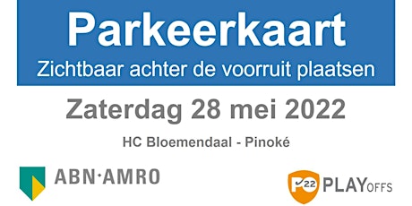 Parkeren (P1) Zaterdag 28 Mei 2022 tickets