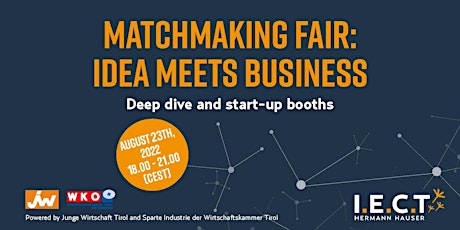 Matchmaking Fair: Idea meets Business  primärbild