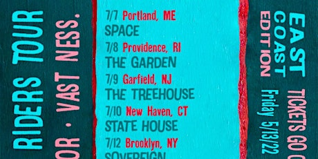 Tungsten Ruby Riders East Coast Tour @ The Treehouse (Garfield, NJ) tickets