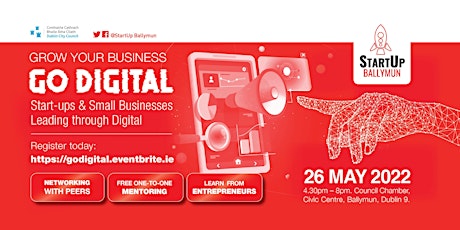 Grow Your Business, Go Digital!	Meet  -  Learn  -  Be Inspired tickets