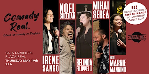 COMEDY REAL! The best English-speaking comedians in Barcelona @ Plaza Real!