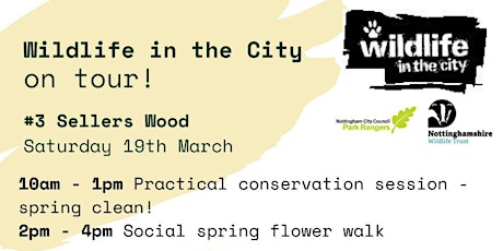 Wildlife in the City on tour #5: Practical conservation at Whitemoor tickets