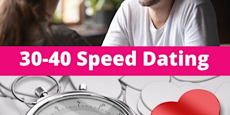 30-40  Speed Dating tickets