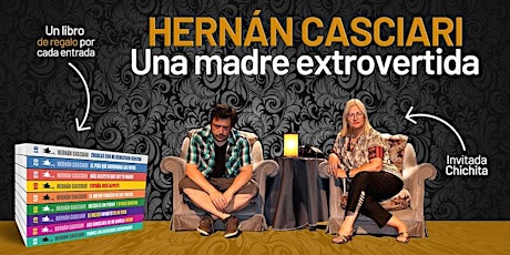 HERNÁN CASCIARI EN MONTEVIDEO — «Una madre extrovertida» + Libro de regalo boletos