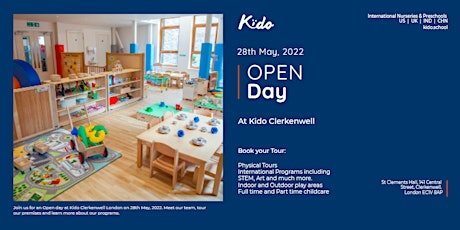 Kido Clerkenwell Nursery & Preschool Open Day tickets