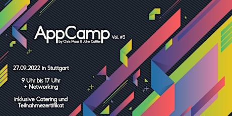 AppCamp – der Workshop rund ums App-Business Tickets