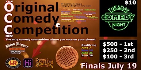 The Original Comedy Competition  At Comedy Tuesday Night tickets