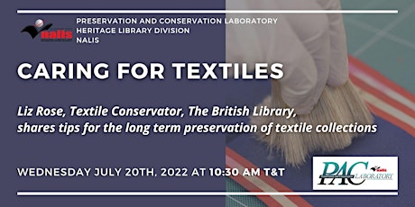 Caring for Textiles tickets