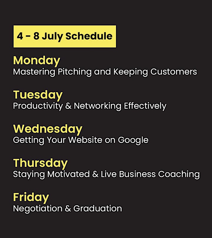 Doncaster Business Start-up Week | 4 - 8 July | Rebel Business School image