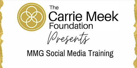 MMG Social Media Training tickets