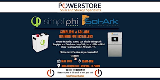 The PowerStore- Sol-Ark and Simpliphi Training