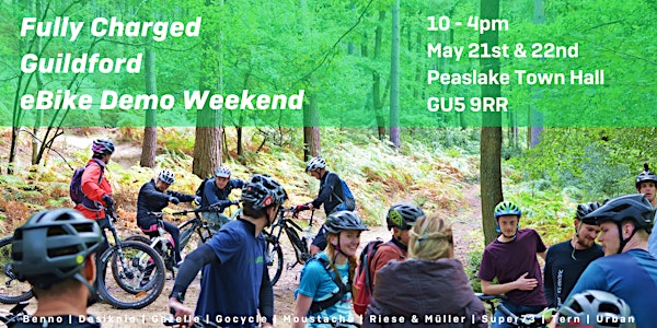 Fully Charged Guildford's eBike Demo Weekend