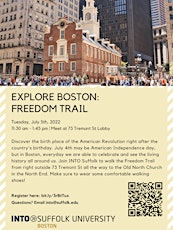 Explore Boston: The Freedom Trail tickets