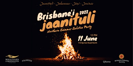 Northern Summer Solstice Party 2022 · Jaanituli · Juhannus · Jāņi · Joninės tickets