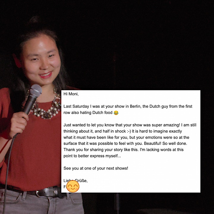 Moni Zhang: Child from Wuhan @ The Wall | Edinburgh Fringe Preview image