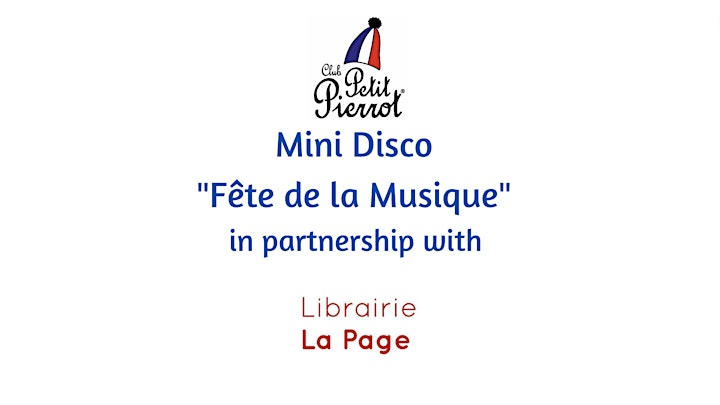 Family Event: Mini Disco "Fête de la Musique" (morning session) image