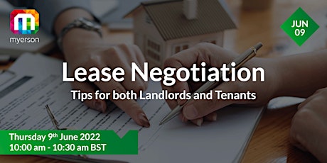 Lease Negotiation: Tips for Landlords and Tenants tickets