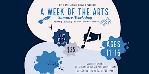 Week of the Arts Summer Workshop