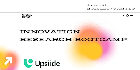 Innovation Research Bootcamp tickets