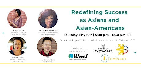 Redefining Success as Asians and Asian-Americans primary image