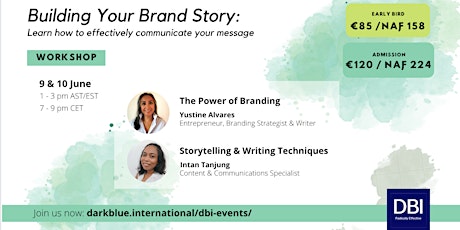 Workshop: Building your Brand Story tickets