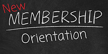 New Membership Orientation tickets