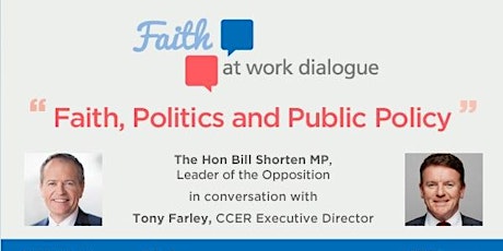 Faith at Work Dialogue with Hon Bill Shorten MP primary image