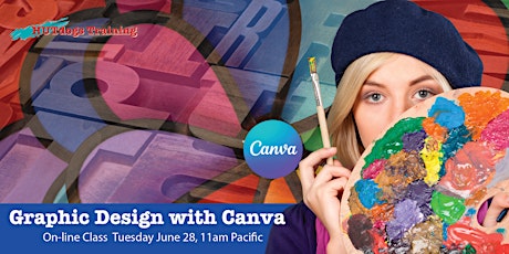 Graphic Design with Canva - Create Eye-Catching Content biglietti