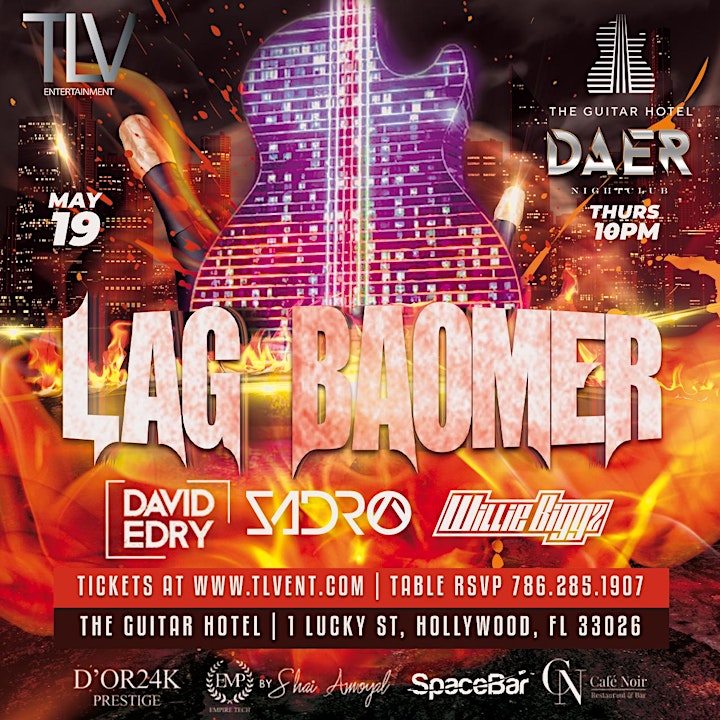LAG BaOMER Party at DAER Nightclub May 19th image