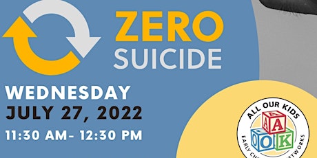 ZERO SUICIDE-  Analisa Marceleno with the Quad Cities Open Network tickets