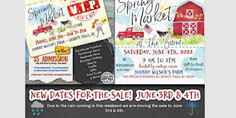 Spring Market at the Farm - FRIDAY VIP SALE tickets