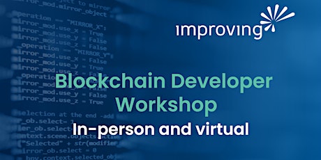 Blockchain Developer Workshop tickets
