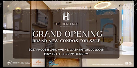 Grand Opening at The Heritage tickets