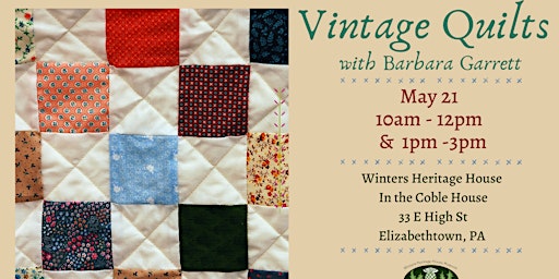 Vintage Quilt History with Barbara Garrett