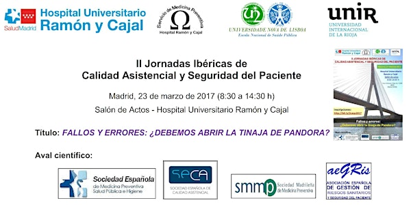 II Jornadas Ibéricas de Calidad Asistencial y Seguridad del Paciente