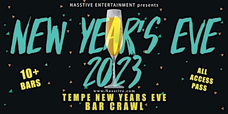 New Years Eve 2023 Tempe NYE Bar Crawl - All Access Pass tickets
