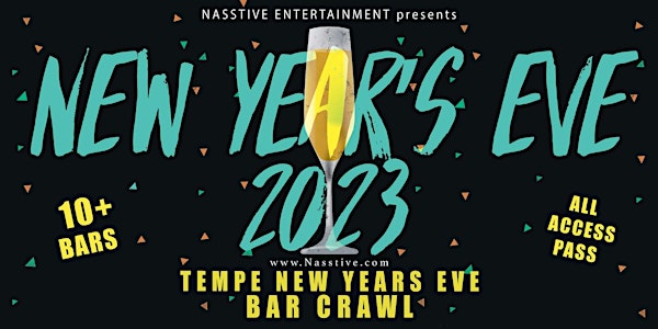 New Years Eve 2023 Tempe NYE Bar Crawl - All Access Pass