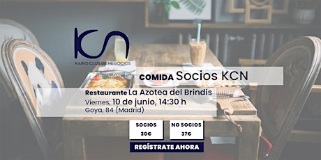 KCN Eat & Meet Comida de Socios - 10 de junio entradas