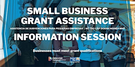 Denver Small Business Grant Assistance Information Session tickets