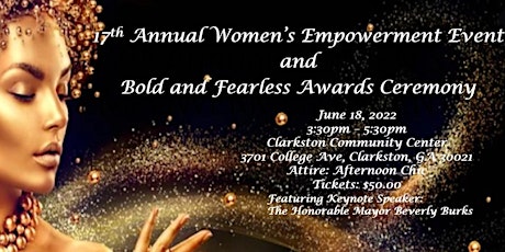 Hauptbild für Annual Women's Empowerment Event and Bold and Fearless Awards