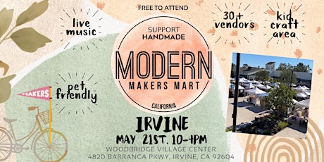 Modern Makers Mart - Woodbridge Village Irvine tickets