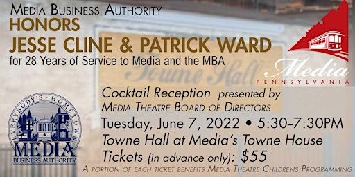 The MBA is Honoring Jesse Cline & Patrick Ward of the Media Theatre
