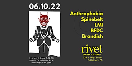 ANTHROPHOBIA / SPINEBELT / L.M.I / Black Friday Death Count / Brandish