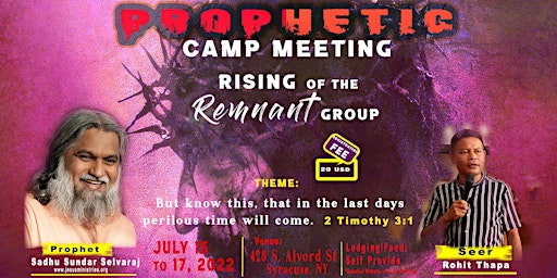 Prophetic Camp Meeting 2022