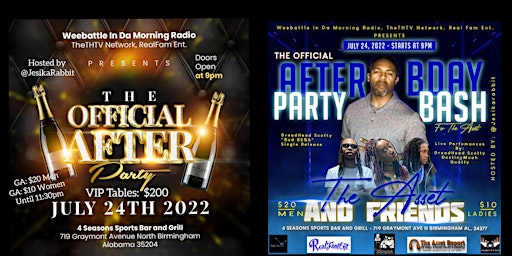 The Official After Party & The Asset Birthday Bash