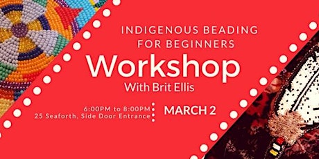 Indigenous Beading Workshop For Beginners with Brit Ellis Hosted by YTB primary image